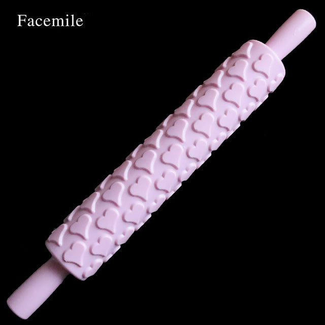 1PCS Rolling Pin Roller Daisy Different Patterns