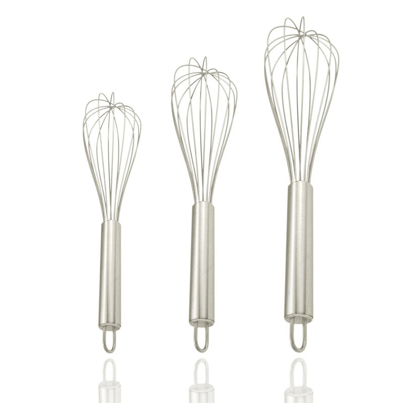 (8/10/12 Inches) Stainless Steel Egg Beater
