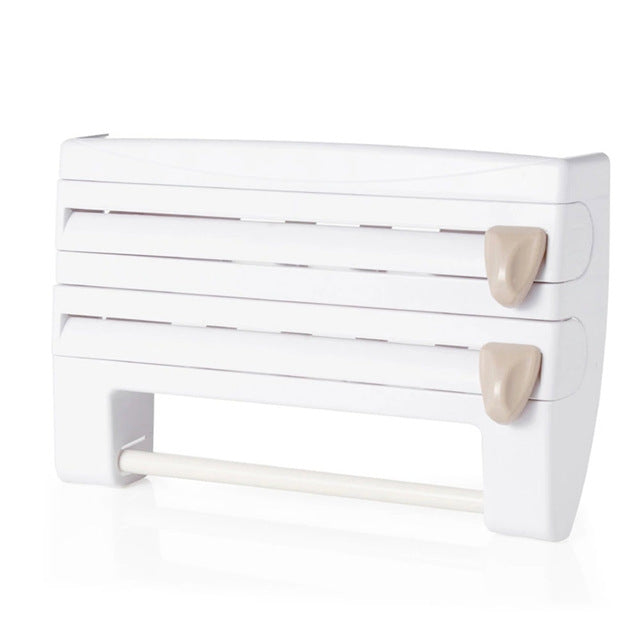 Plastic Refrigerator Cling Film Storage Rack