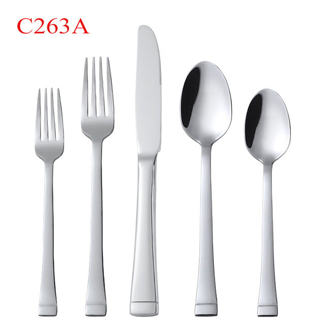 20Pcs Dinnerware Set In Stainless Steel