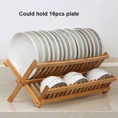 Bamboo Dish Drying Rack