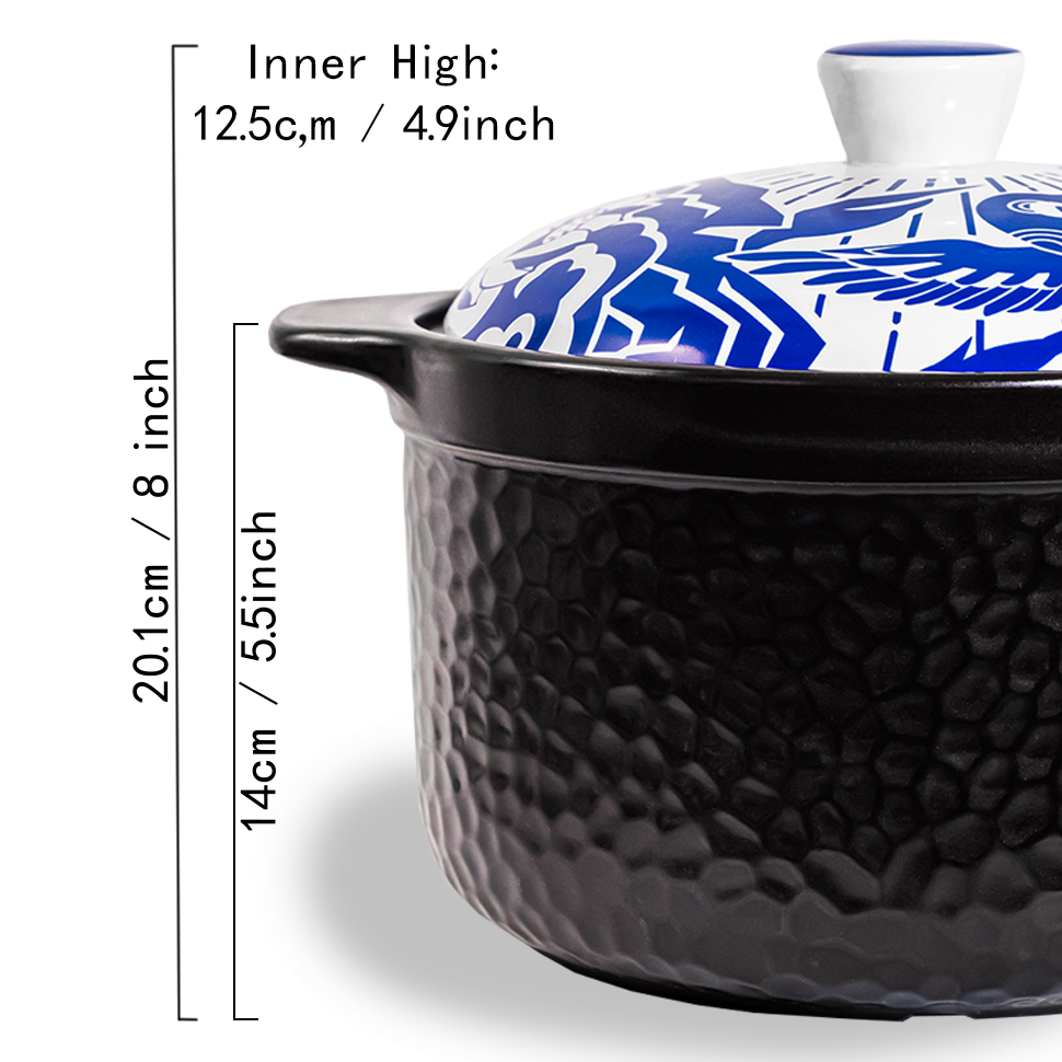 Asian Clay Pot-4.5qt