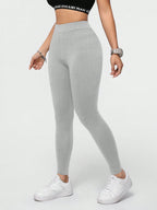 Women's 91% Cotton Classic Knit Leggings