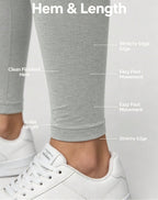 Women's 91% Cotton Classic Knit Leggings