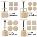 Moon Cake Making Set - 16 Patterns Total