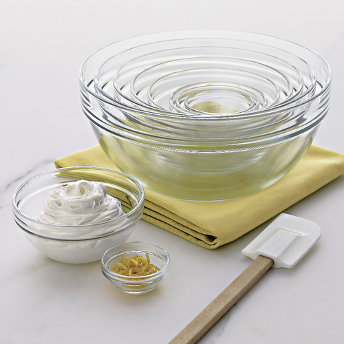 10 Piece 2.25 10.25 Inches Glass Nesting Bowl Set