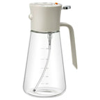 Glass Oil Sprayer for Cooking 700ml/23.7oz, Kitchen Gadget for Air Fryer, BBQ, Salad & Pan Frying（Cold Smoke Gray）