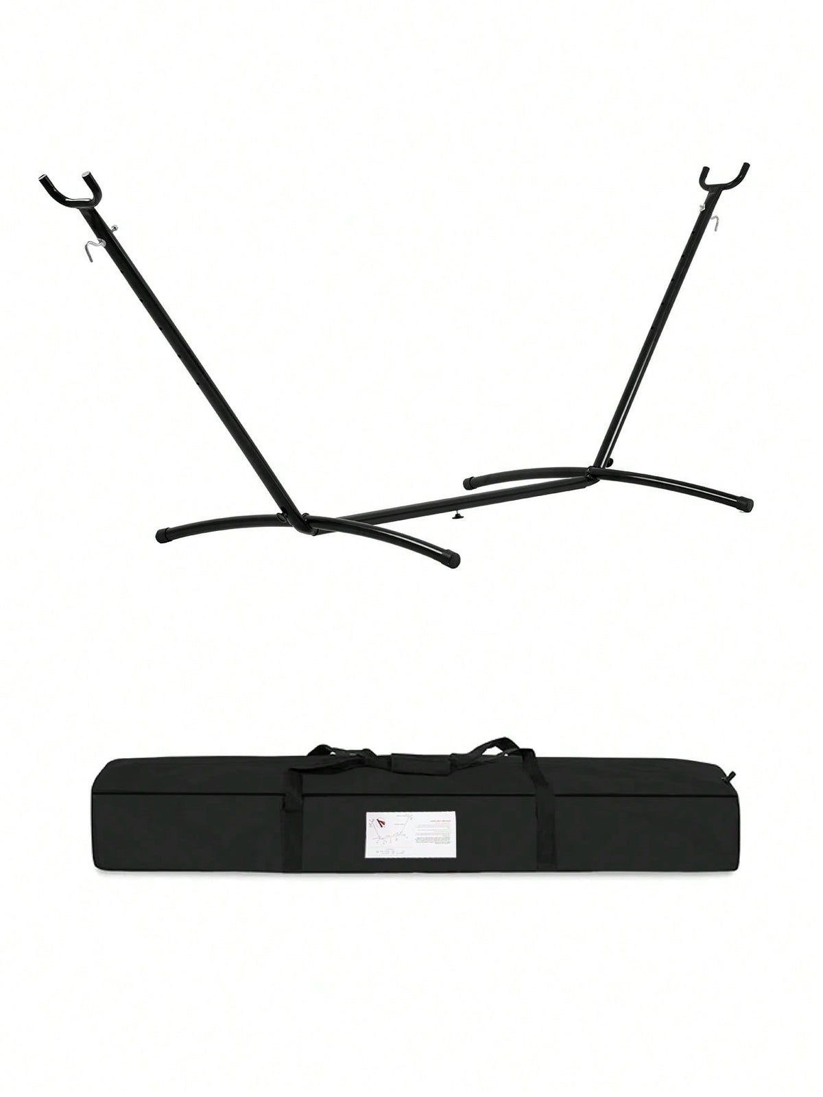 Portable Heavy Duty Hammock Stand Portable Steel Stand Only For Outdoor Patio Or Indoor With Carrying Case (No Hammock)