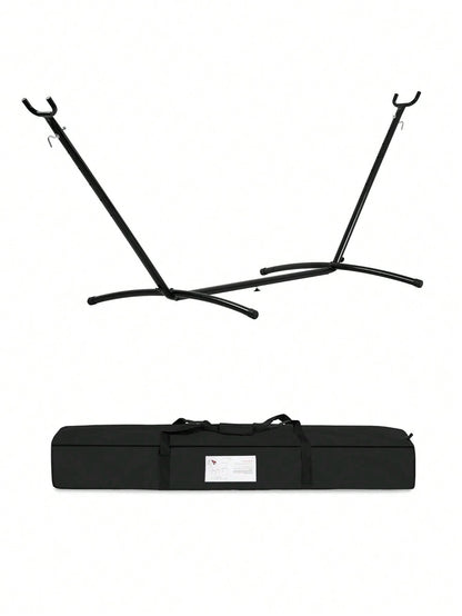 Portable Heavy Duty Hammock Stand Portable Steel Stand Only For Outdoor Patio Or Indoor With Carrying Case (No Hammock)