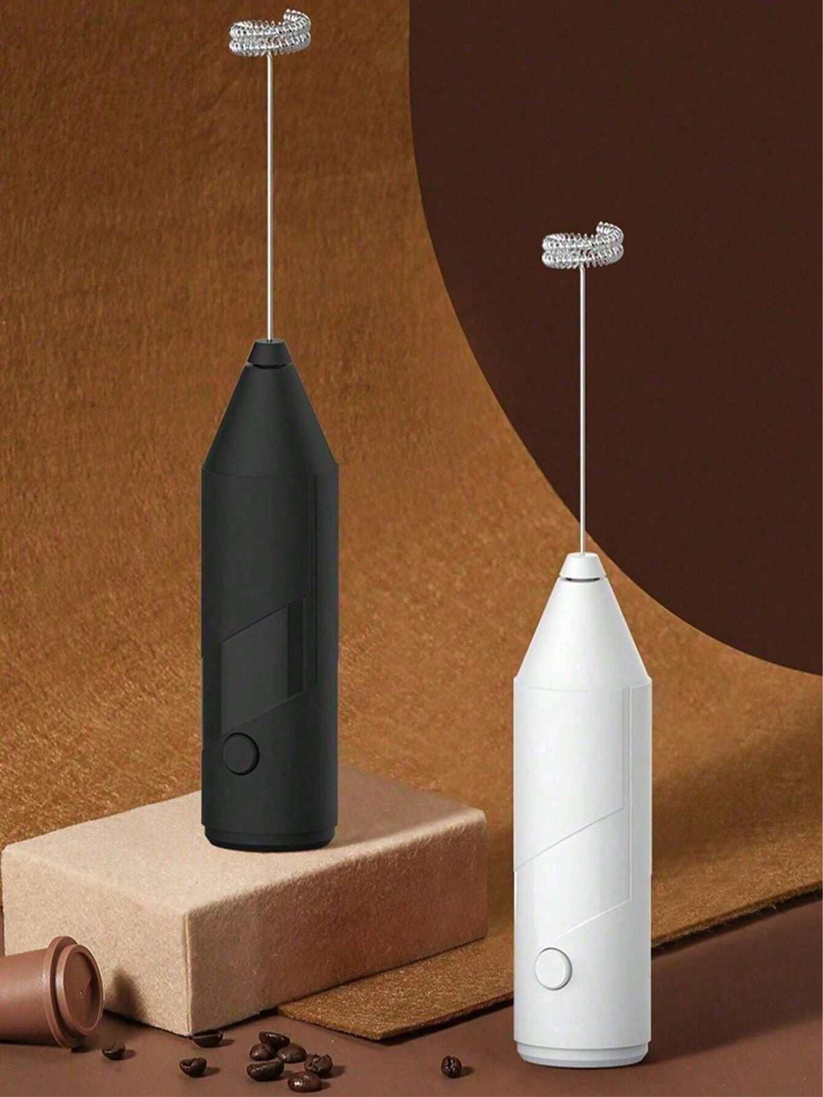 A Miniature Electric Milk-Frother For Household Use. A Hand-Held Milk Whisk Back To School
