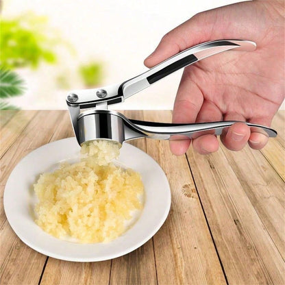 1pc Garlic Press, Manual Garlic Mincer, Garlic Crusher, Ginger Mincer, Kitchen Gadget