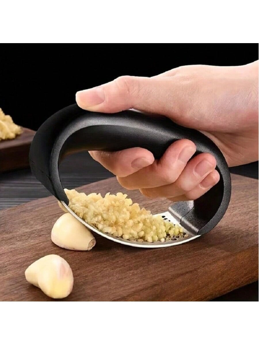 1pc Garlic Press, Manual Garlic Mincer, Garlic Crusher, Ginger Mincer, Kitchen Gadget