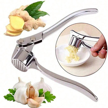 1pc Garlic Press, Manual Garlic Mincer, Garlic Crusher, Ginger Mincer, Kitchen Gadget