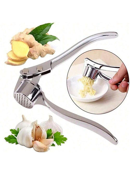 1pc Garlic Press, Manual Garlic Mincer, Garlic Crusher, Ginger Mincer, Kitchen Gadget