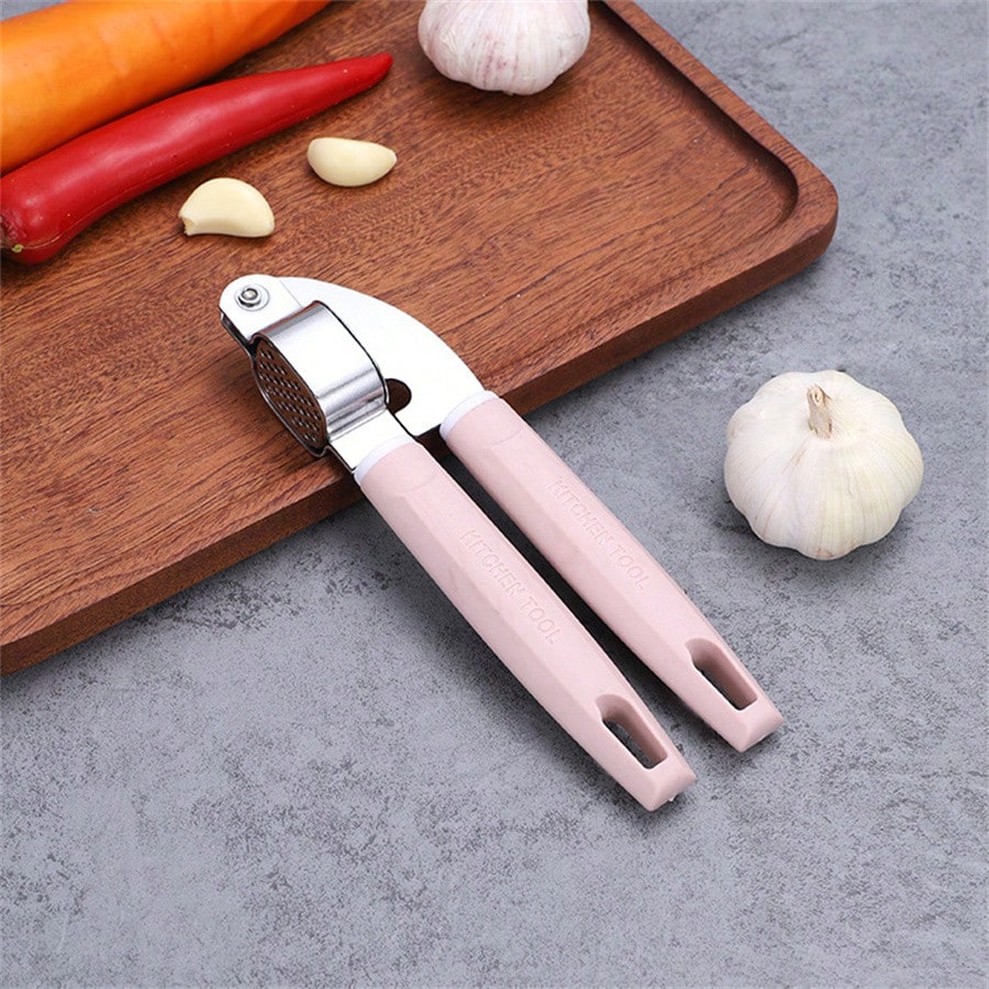 1pc Garlic Press, Manual Garlic Mincer, Garlic Crusher, Ginger Mincer, Kitchen Gadget
