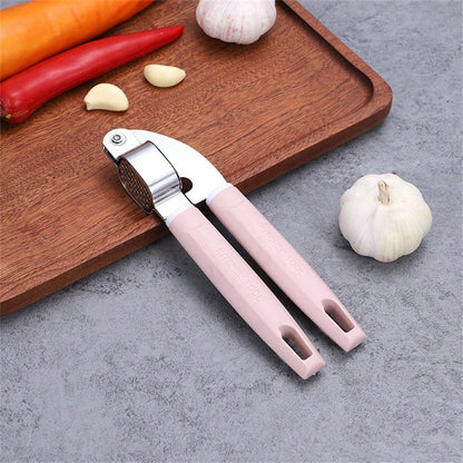 1pc Garlic Press, Manual Garlic Mincer, Garlic Crusher, Ginger Mincer, Kitchen Gadget