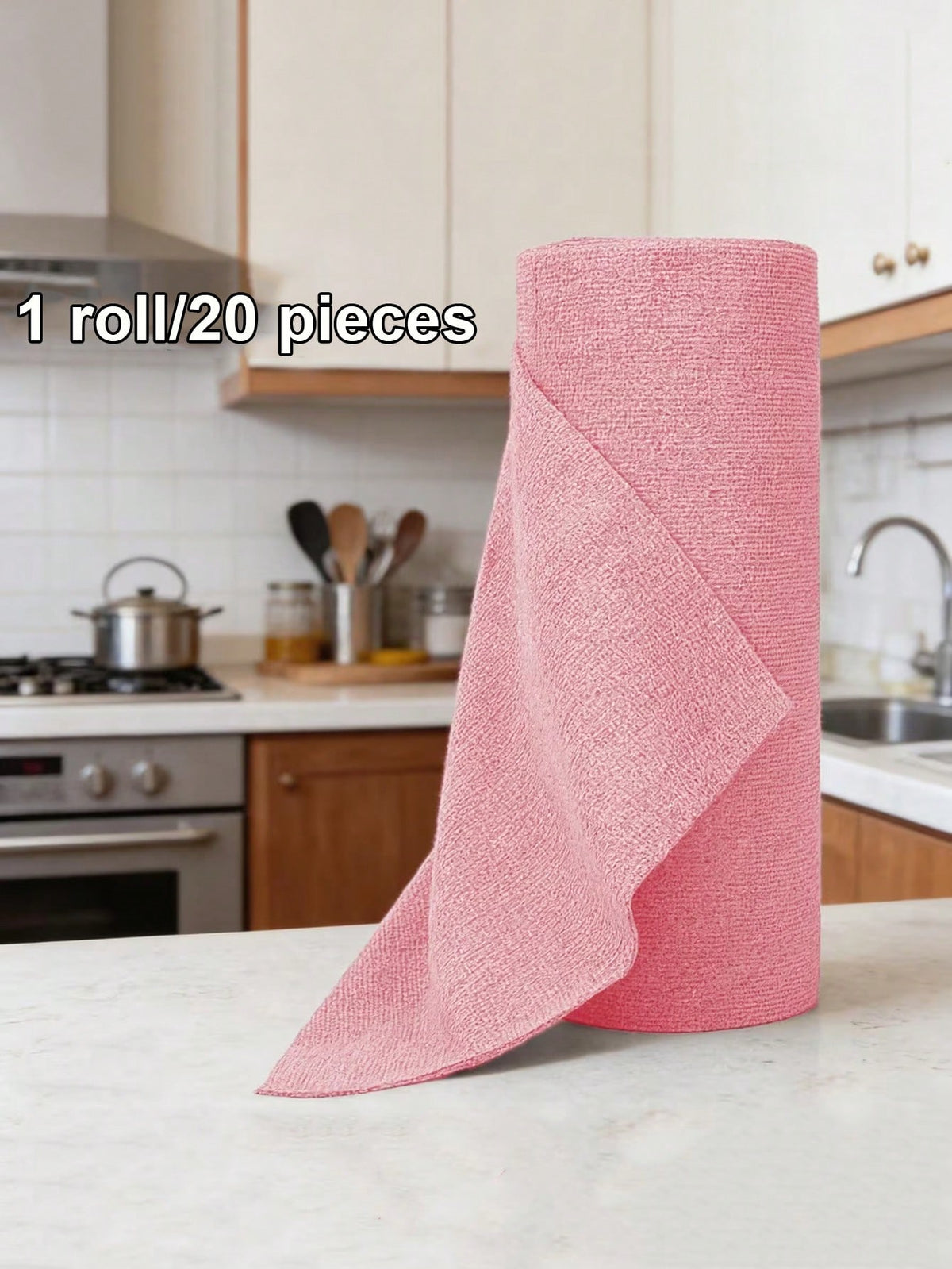 Reusable Microfiber Wet Wipes, 1 Roll/21pcs, Space-Themed Modern Square Cloths, Highly Absorbent Machine Washable Kitchen Towels, Durable Multi-Surface Household Cleaning Cloth For Dishwashing, Floors & Countertops, Dish Drying