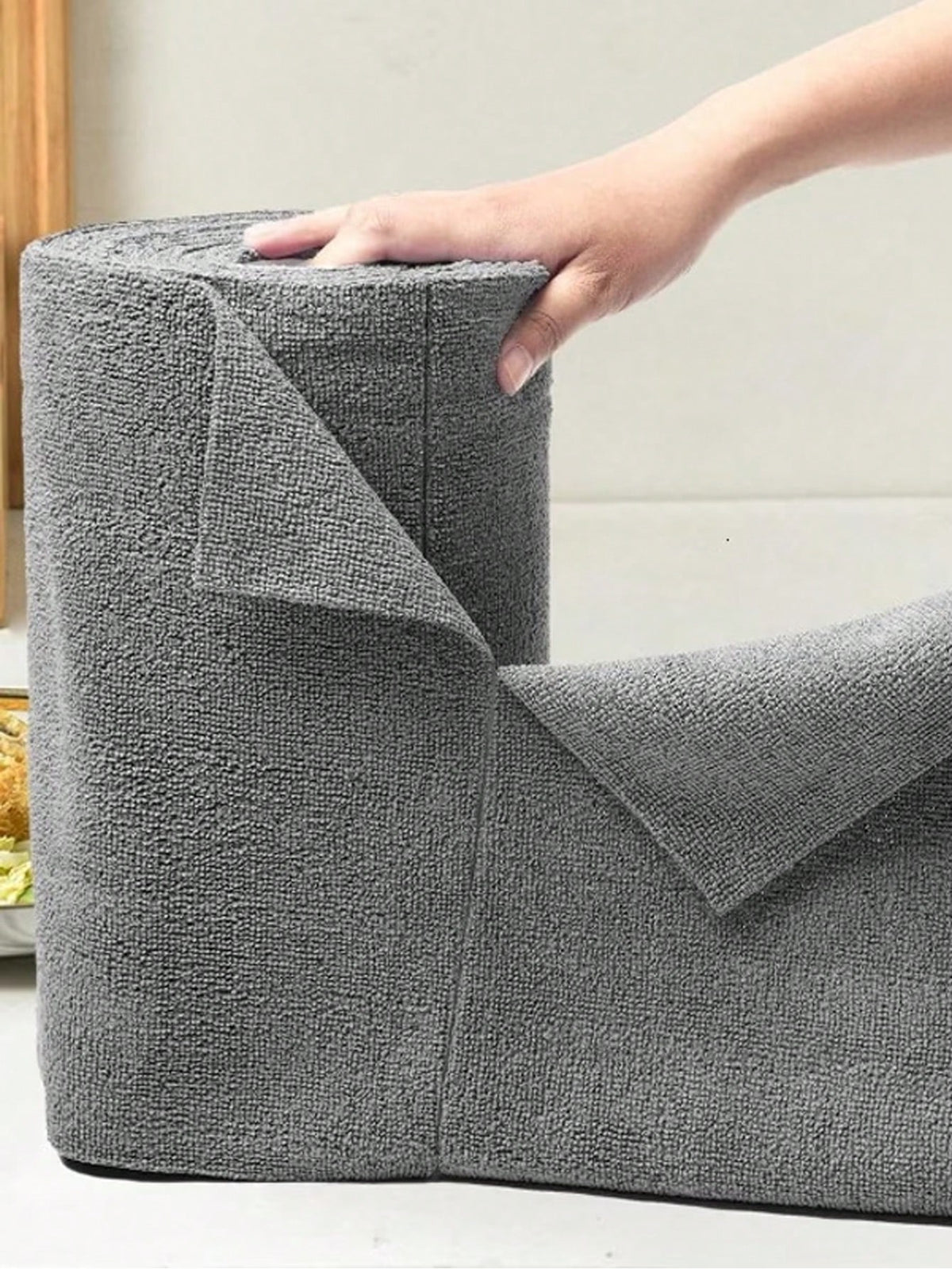 Reusable Microfiber Wet Wipes, 1 Roll/21pcs, Space-Themed Modern Square Cloths, Highly Absorbent Machine Washable Kitchen Towels, Durable Multi-Surface Household Cleaning Cloth For Dishwashing, Floors & Countertops, Dish Drying