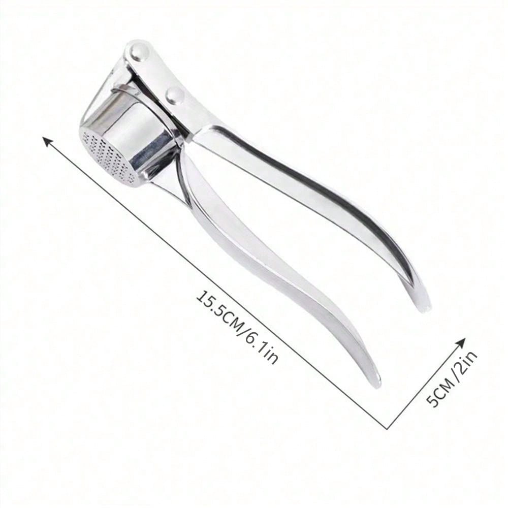 1pc Garlic Press, Manual Garlic Mincer, Garlic Crusher, Ginger Mincer, Kitchen Gadget