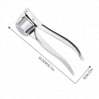 1pc Garlic Press, Manual Garlic Mincer, Garlic Crusher, Ginger Mincer, Kitchen Gadget
