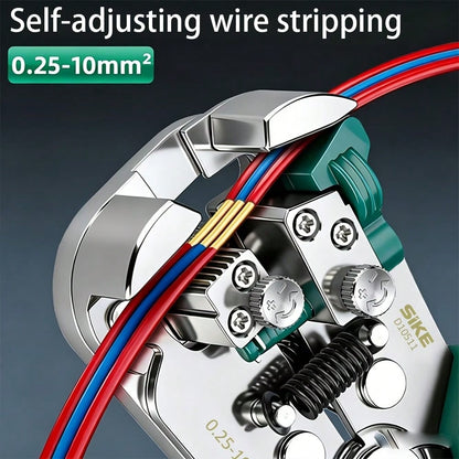 Wire Stripper, Multi-Function Automatic Wire Stripper, Designed For Electricians, Fast Stripping Without Damaging Core Wire, Automatic Stripper And Multi-Function Electrician Stripper, Suitable For Multi-Core Wire Stripping.