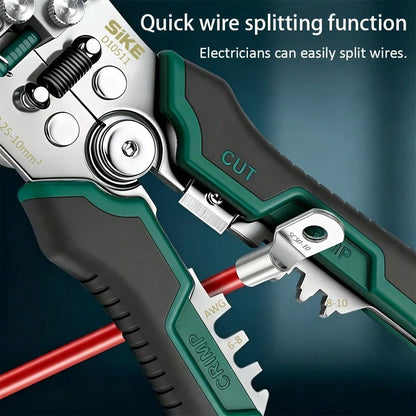 Wire Stripper, Multi-Function Automatic Wire Stripper, Designed For Electricians, Fast Stripping Without Damaging Core Wire, Automatic Stripper And Multi-Function Electrician Stripper, Suitable For Multi-Core Wire Stripping.