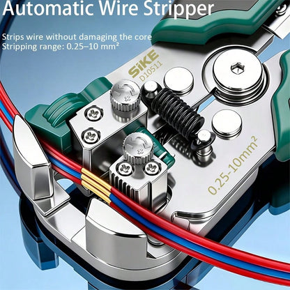 Wire Stripper, Multi-Function Automatic Wire Stripper, Designed For Electricians, Fast Stripping Without Damaging Core Wire, Automatic Stripper And Multi-Function Electrician Stripper, Suitable For Multi-Core Wire Stripping.