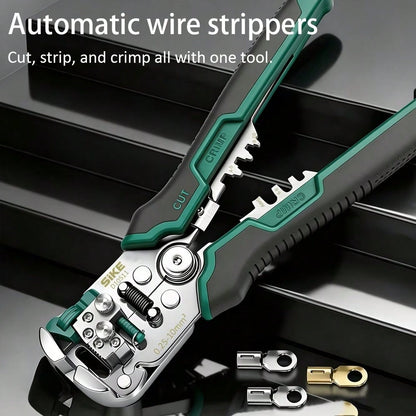 Wire Stripper, Multi-Function Automatic Wire Stripper, Designed For Electricians, Fast Stripping Without Damaging Core Wire, Automatic Stripper And Multi-Function Electrician Stripper, Suitable For Multi-Core Wire Stripping.