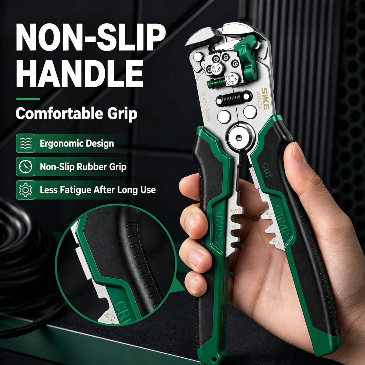 Wire Stripper, Multi-Function Automatic Wire Stripper, Designed For Electricians, Fast Stripping Without Damaging Core Wire, Automatic Stripper And Multi-Function Electrician Stripper, Suitable For Multi-Core Wire Stripping.
