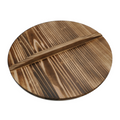 12.5 Inch Natural Wooden Wok Lid - Wooden Lid Fits for woks and pans with an inner diameter! from 12.48"to12.87"