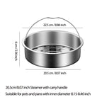 Stainless Steel Steamer Accessory For Rice Cookers