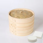 Bamboo 2 Tiered Steamer Basket (10-Inch)
