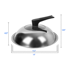 304 stainless steel lid