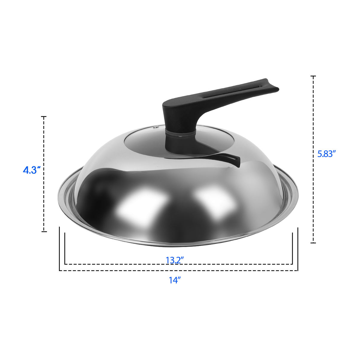 304 stainless steel lid