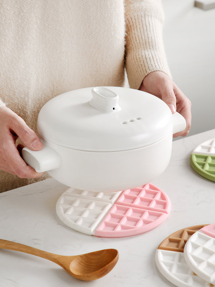 Silicone Trivets - 4 Piece Waffle Set