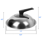 304 stainless steel lid
