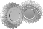 Egg Tart Molds / Mini Tart Pans / Aluminum Pie Tins / Muffin Baking Cups (30 pcs)