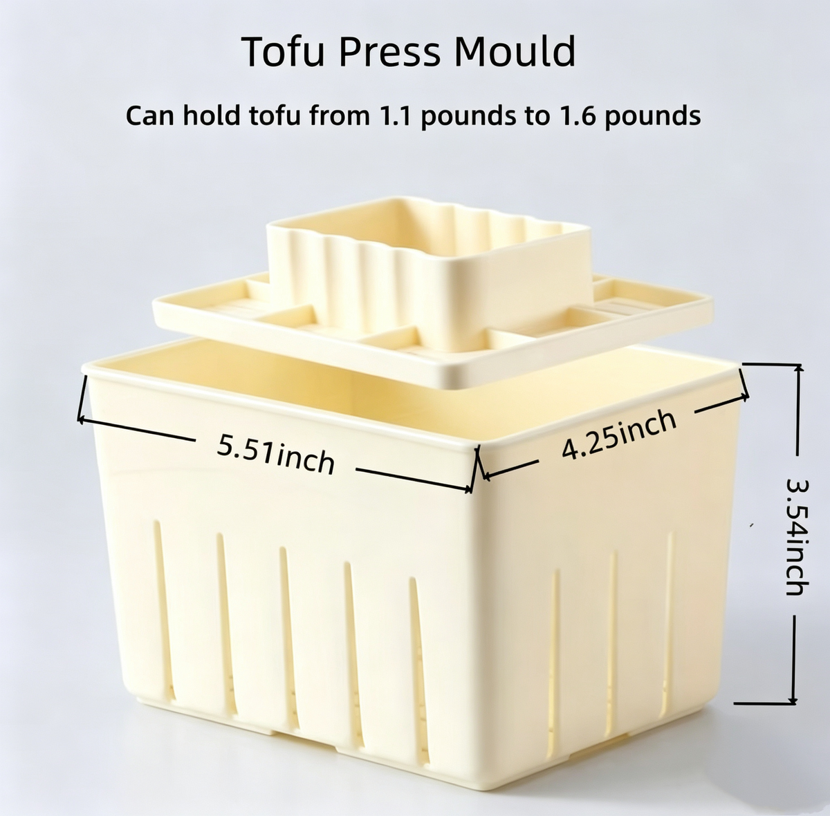 Tofu Press Mold with Cheesecloth