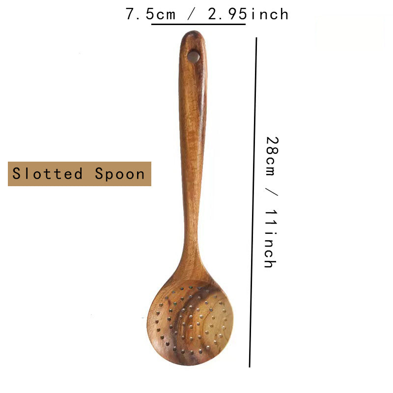 Wooden Kitchen Utensils Set