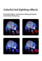 Smart Sensing UFO Flying Ball Boomerang Hovering RC Drone Magic Black Tech Toy for Boys and Girls Interactive LED Flying Toy
