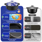 Heavy Duty Claypot - Replaces both a dutch oven and stock pot (2.2 Quart)
