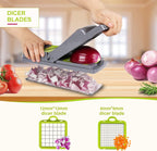 Mandoline Food Slicer (includes 13 attachments)