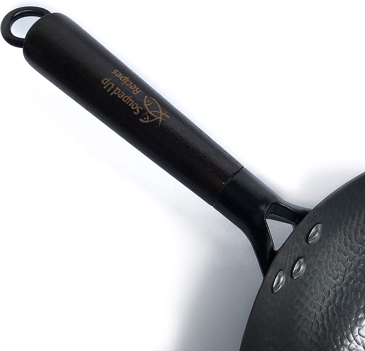 Carbon Steel Wok Handle Pot Handle Wooden Handle for Wok Pan