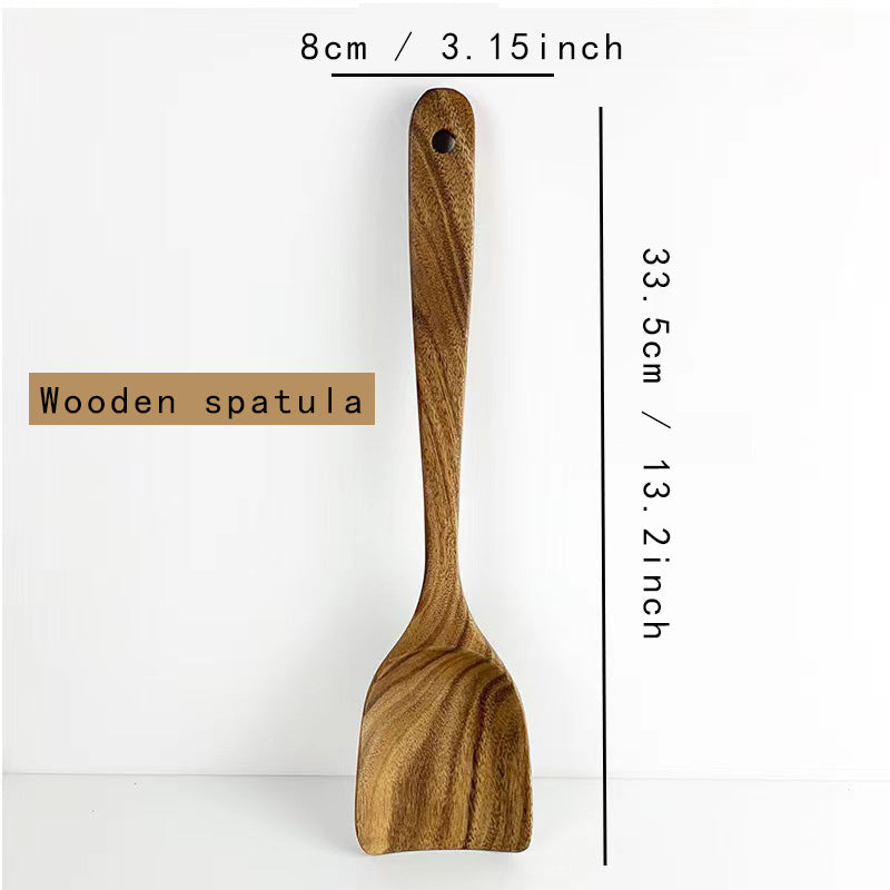 Wooden Kitchen Utensils Set