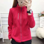 Women's Fleece Zip-Up Sweatshirt with Collar