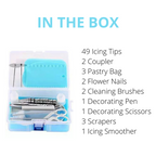Cake Decorating Kit (64 Pieces Total)