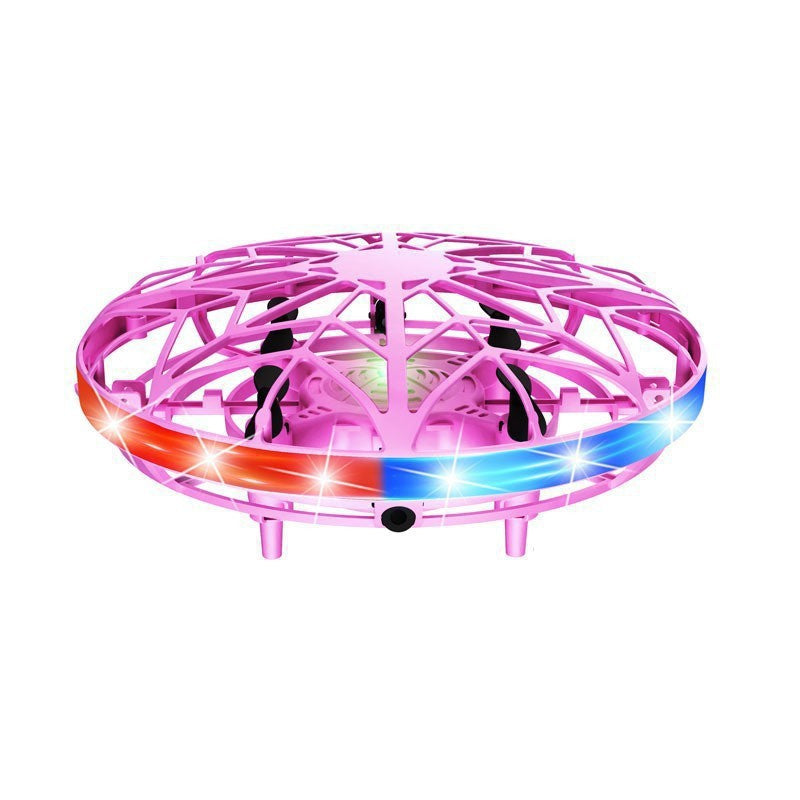 Gesture sensing gyroscope, UFO, spinning saucer, durable drop-resistant floating spinning ball, flying device, light-up toy