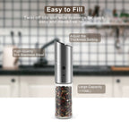 Electric Pepper Mill - Just turn it over and it will grind your pepper!