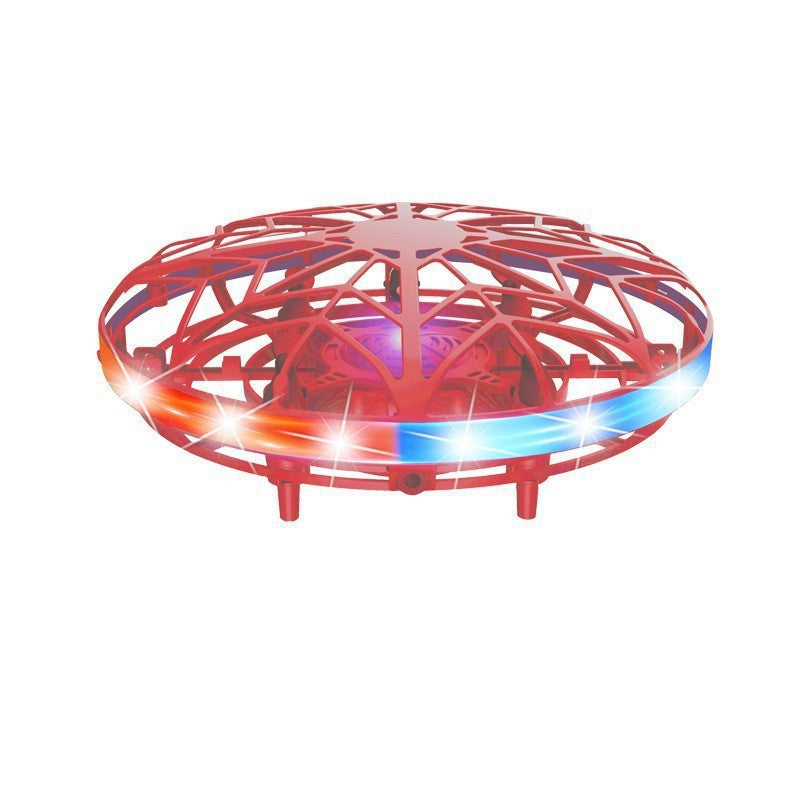 Gesture sensing gyroscope, UFO, spinning saucer, durable drop-resistant floating spinning ball, flying device, light-up toy