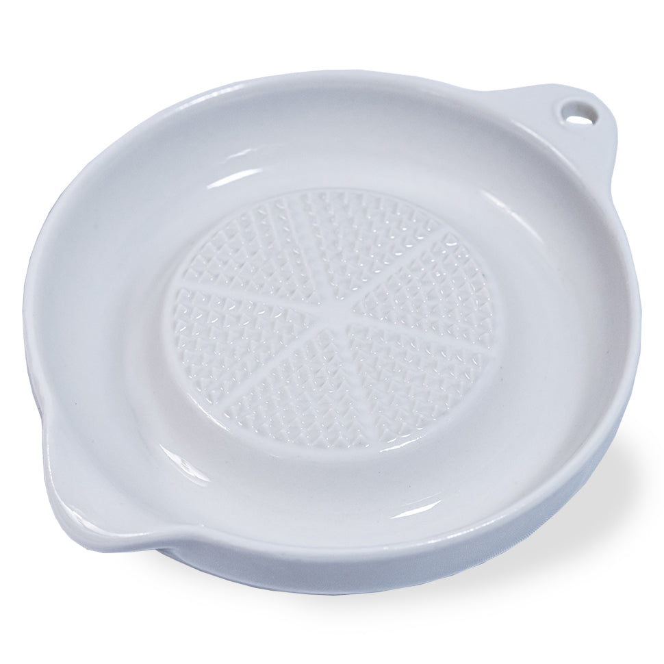 Ceramic Grater - Save your fingers when grating garlic, ginger, wassabi, and more!